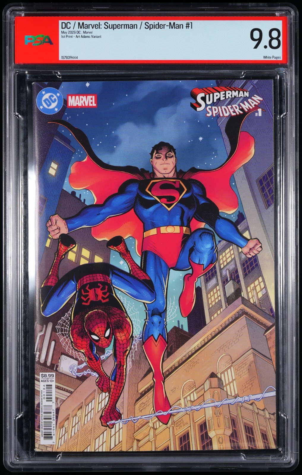 DC/Marvel: Superman/Spider-Man #1 - 1st Printing - Art Adams Variant - PSA 9.8 DC/Marvel: Superman/Spider-Man #1 - 1st Printing - Art Adams Variant - PSA 9.8