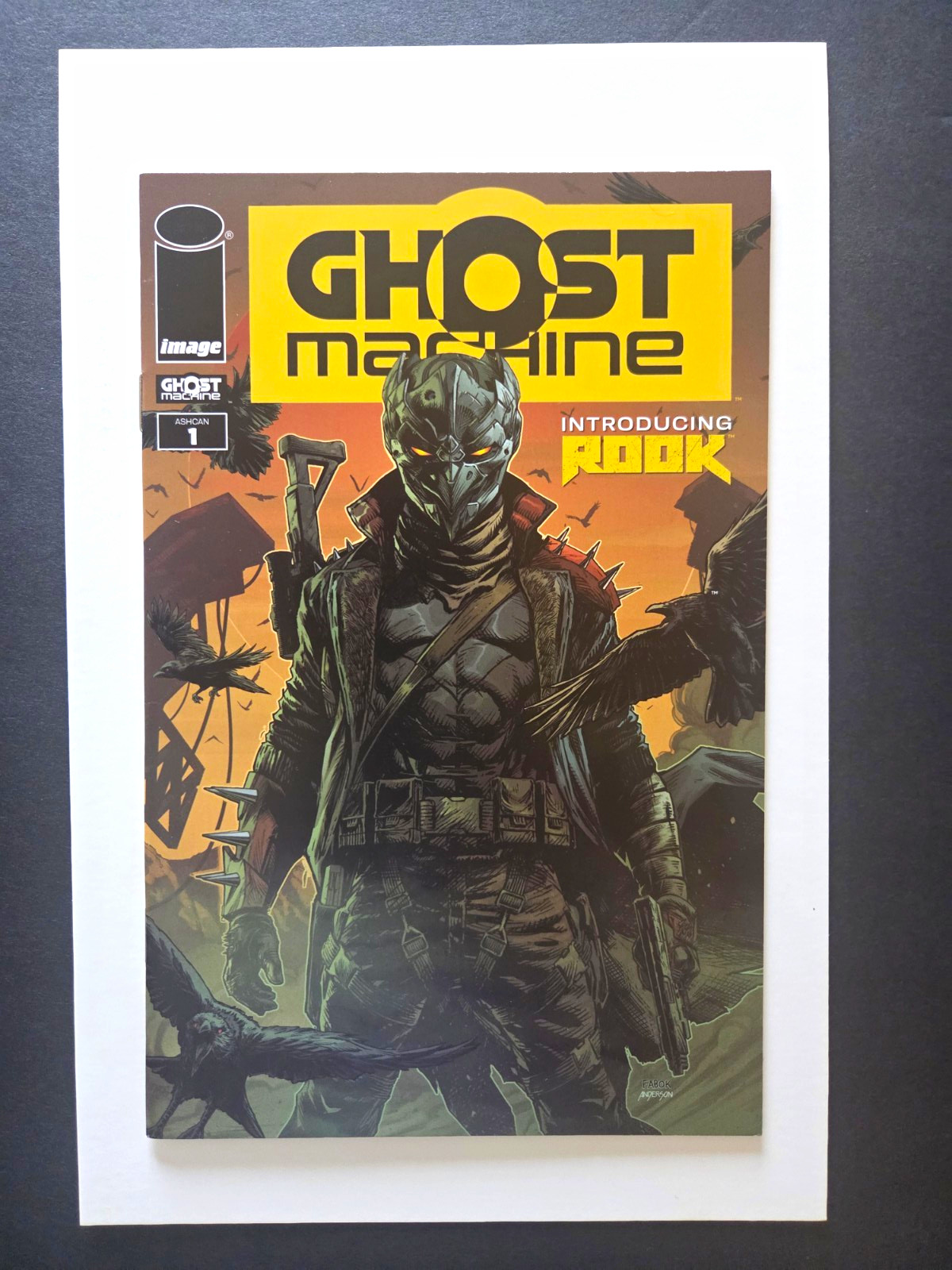 GHOST MACHINE #1 NM+ ashcan rare ROOK 1st App Appearance GHOST MACHINE #1 NM+ ashcan rare ROOK 1st App Appearance