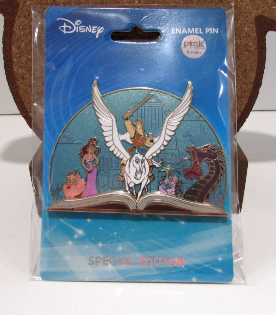 Disney Pink a la Mode Hercules Storybook Pin LE 300 PALM