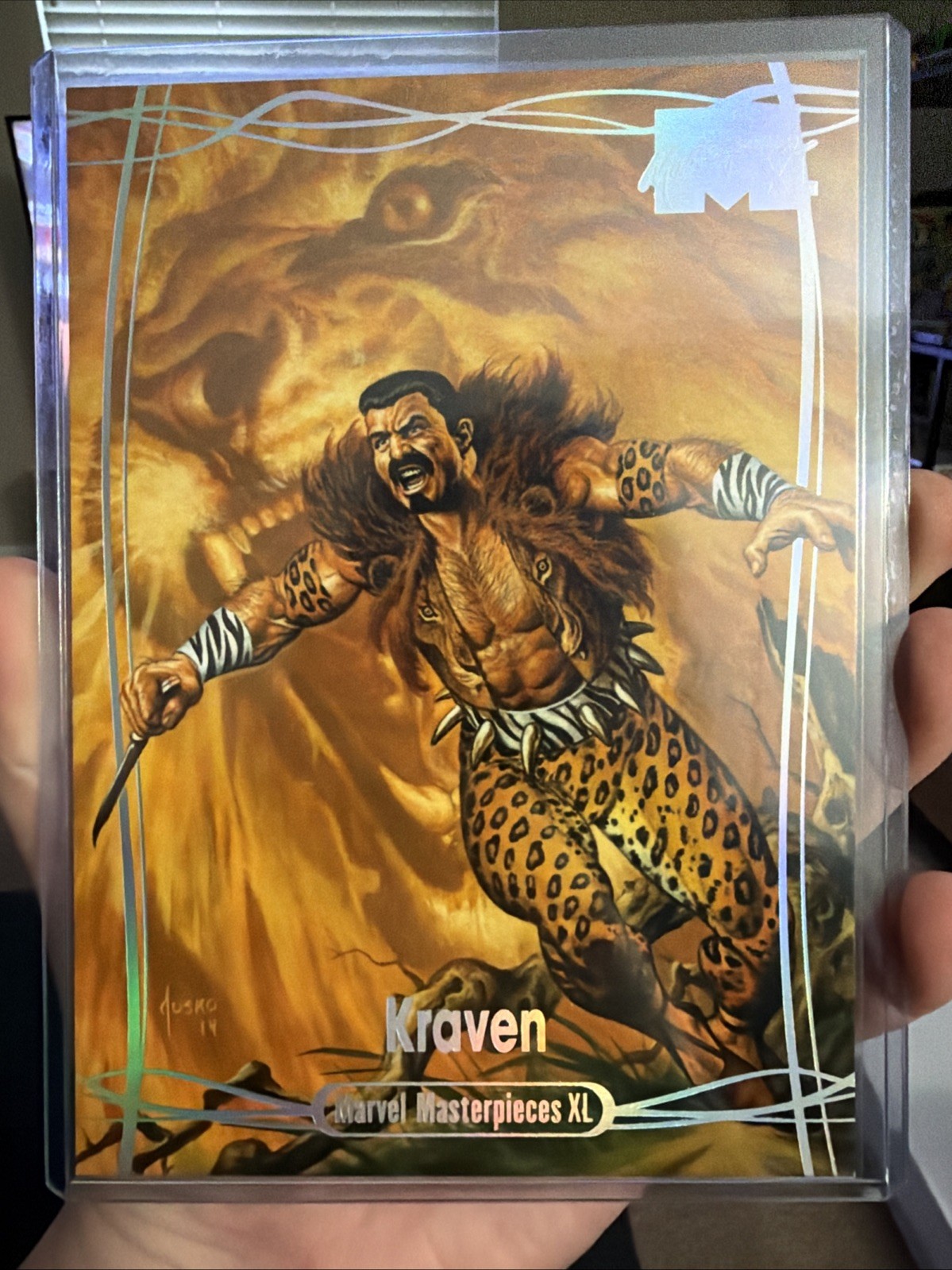 Kraven - Marvel Masterpieces #21 Silver Spectrum Joe Jusko Autograph Series /10 Kraven - Marvel Masterpieces #21 Silver Spectrum Joe Jusko Autograph Series /10