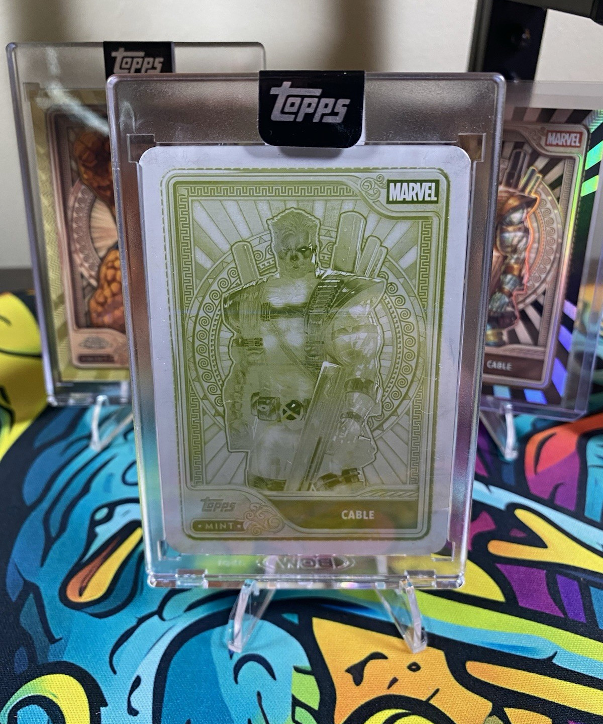 Cable - 2026 Topps Marvel Mint Yellow Printing Plate 1/1 #38