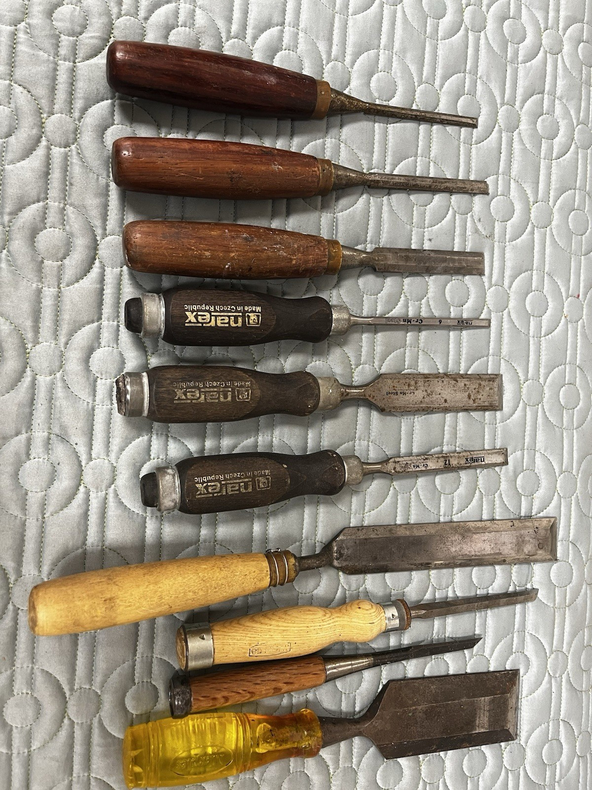 LOT Mixed CHISELS NAREX and Others Unusual Variety LOT Mixed CHISELS NAREX and Others Unusual Variety
