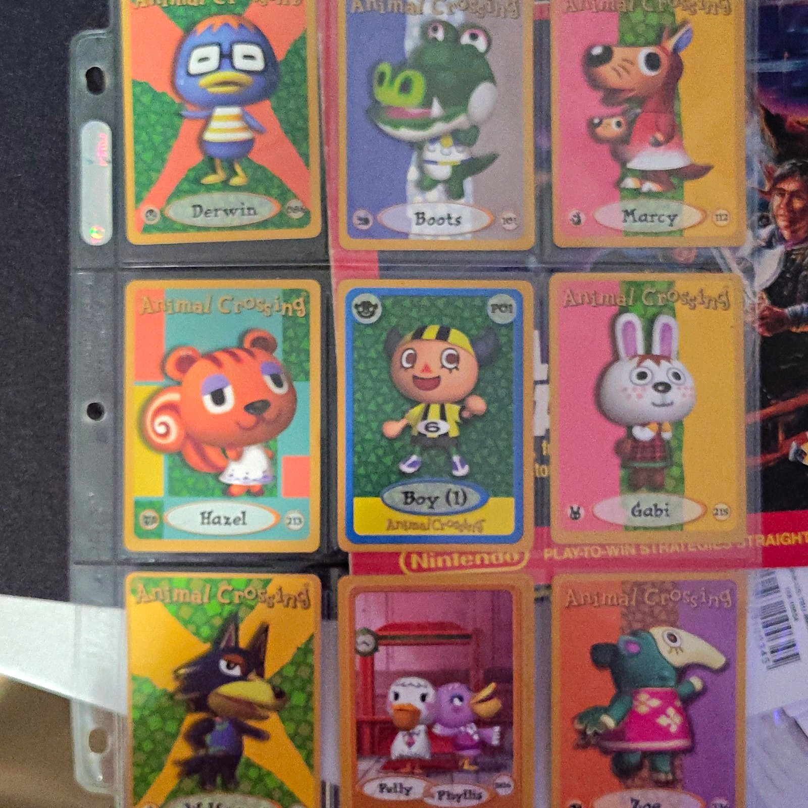Nintendo Animal Crossing 9-Card Trading Card Lot Derwin Boots Marcy Nintendo Animal Crossing 9-Card Trading Card Lot Derwin Boots Marcy