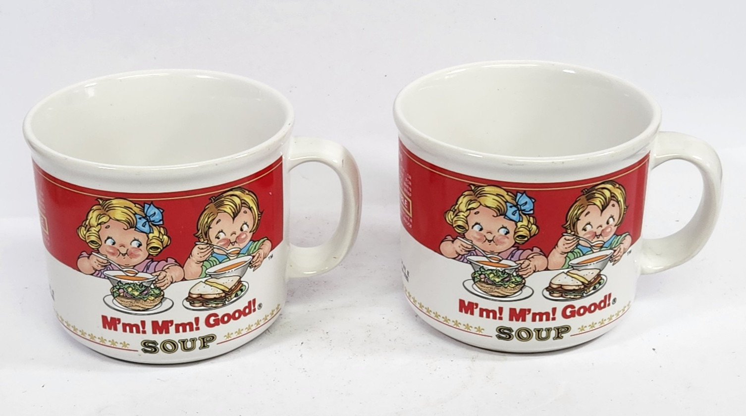 Vtg 1989 Campbells Kids Soup Mug Mm Mm Good Boy and Girl Westwood International Vtg 1989 Campbells Kids Soup Mug Mm Mm Good Boy and Girl Westwood International