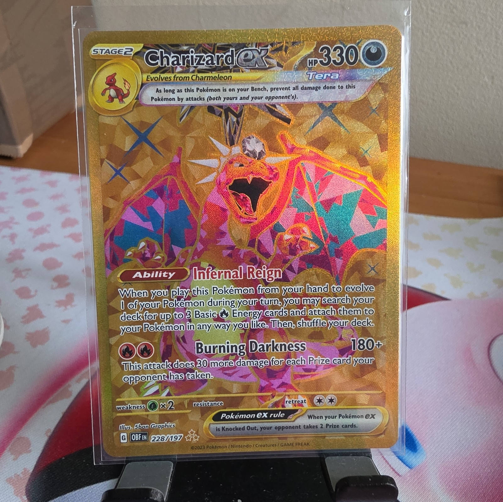 The Pokémon Company Pokémon TCG Charizard ex 228/197 Hyper Rare Holo EN 330HP The Pokémon Company Pokémon TCG Charizard ex 228/197 Hyper Rare Holo EN 330HP