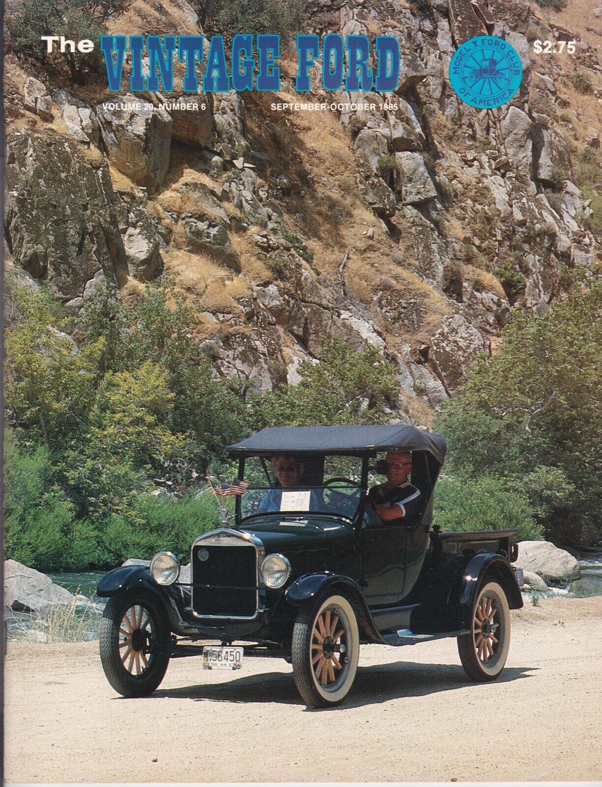 1926 ROADSTER-PICKUP - VINTAGE FORD MAGAZINE 1985 - THE MODEL CLUB AMERICA
