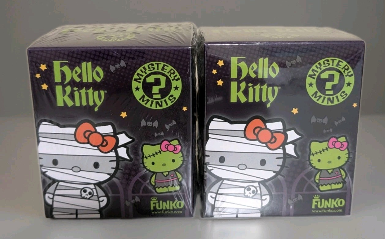 Hello Kitty Funko Mystery Mini Halloween Surprise Blind Box - New (2) Hello Kitty Funko Mystery Mini Halloween Surprise Blind Box - New (2)