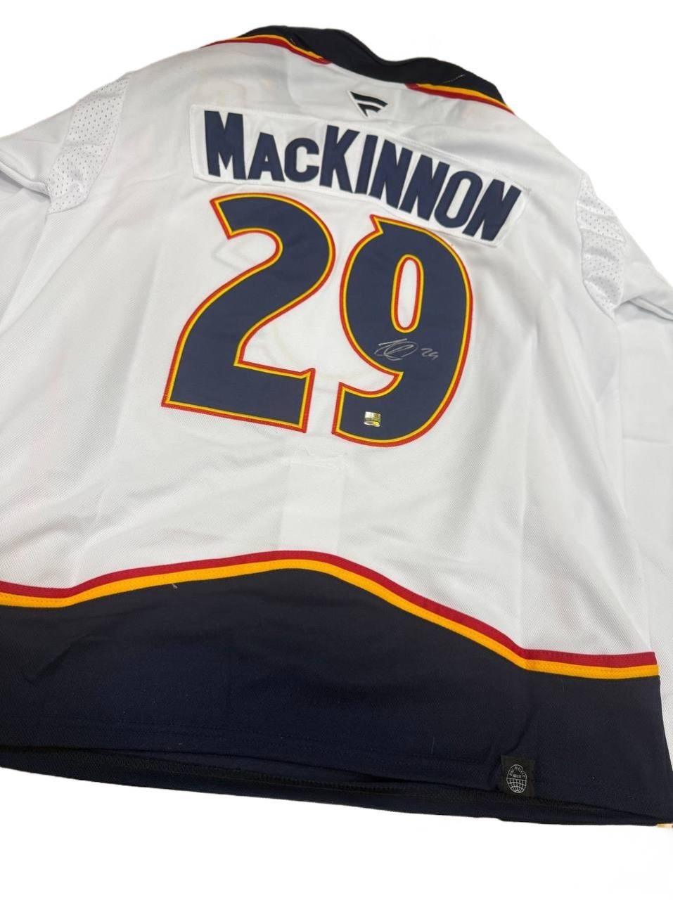 Nathan MacKinnon Autographed Signed Colorado Avalanche #29 Jersey COA