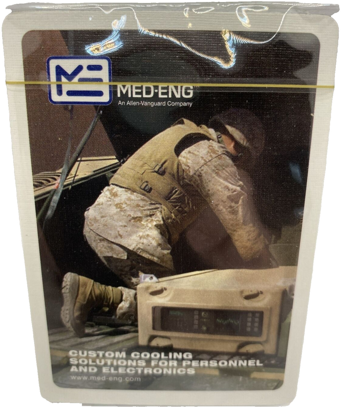Med-Eng Deck Playing Cards Graphica Bomb Protection Robots Advertising Sealed