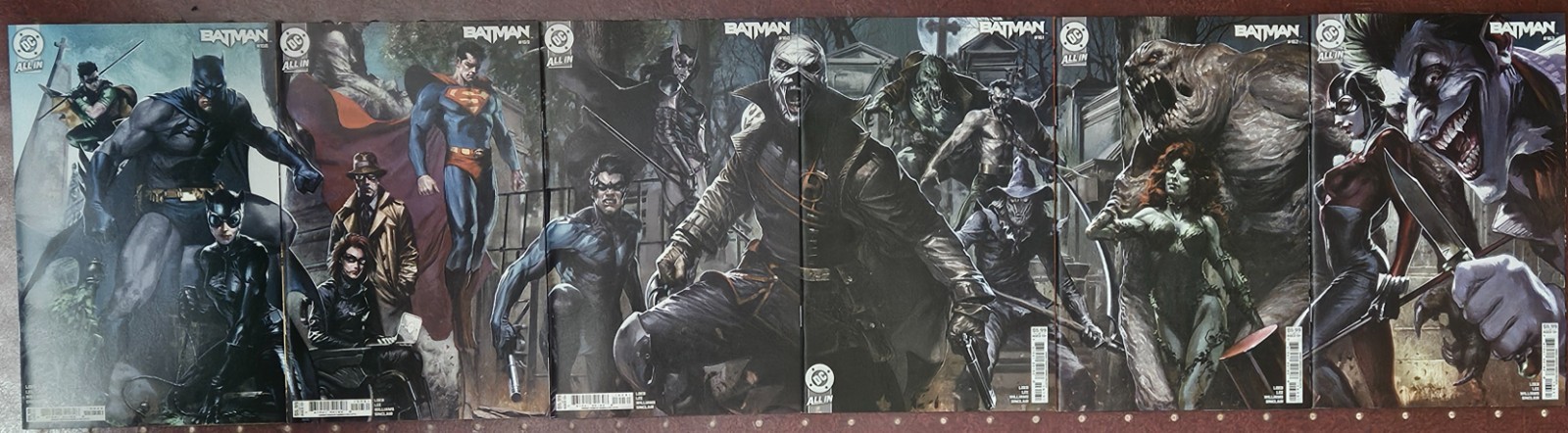 BATMAN #158-163 Gabrielle Dell'Otto Connecting H2SH HUSH2 Jim Lee SHIPS NOW BATMAN #158-163 Gabrielle Dell'Otto Connecting H2SH HUSH2 Jim Lee SHIPS NOW