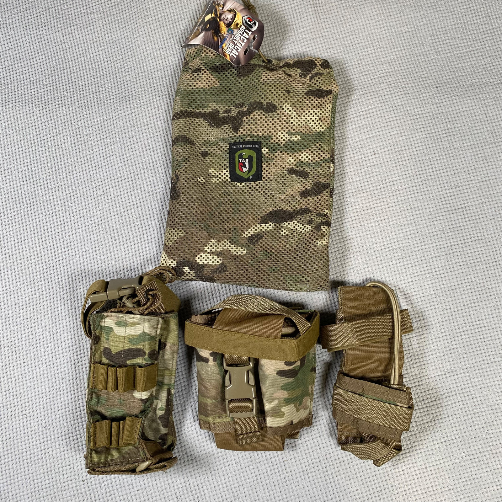 TAG MBITR Radio Pouch AMP Spare Battery PRC148 MOLLE MULTICAM Storage Bag TAG MBITR Radio Pouch AMP Spare Battery PRC148 MOLLE MULTICAM Storage Bag