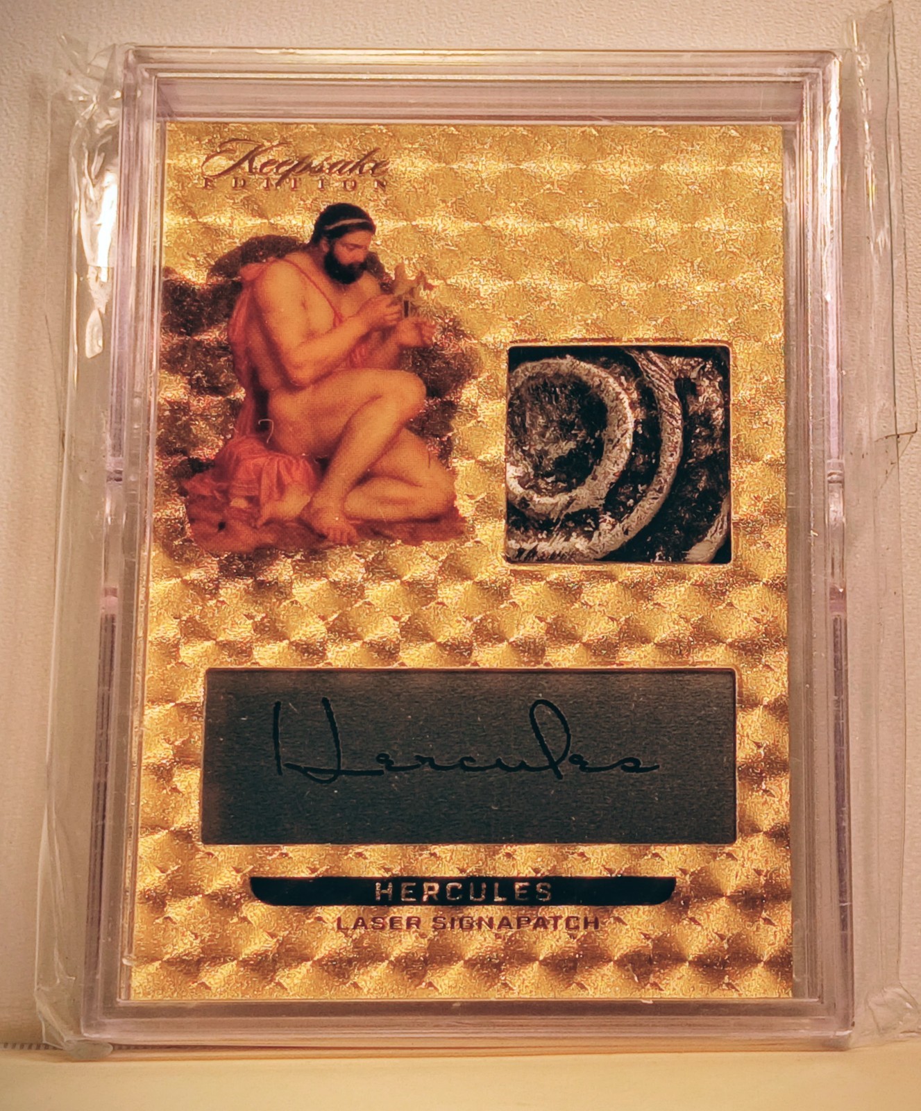 2023 Pieces of the Past Hercules 1/1  ("Rare Relic.Limited Gold Edition") 