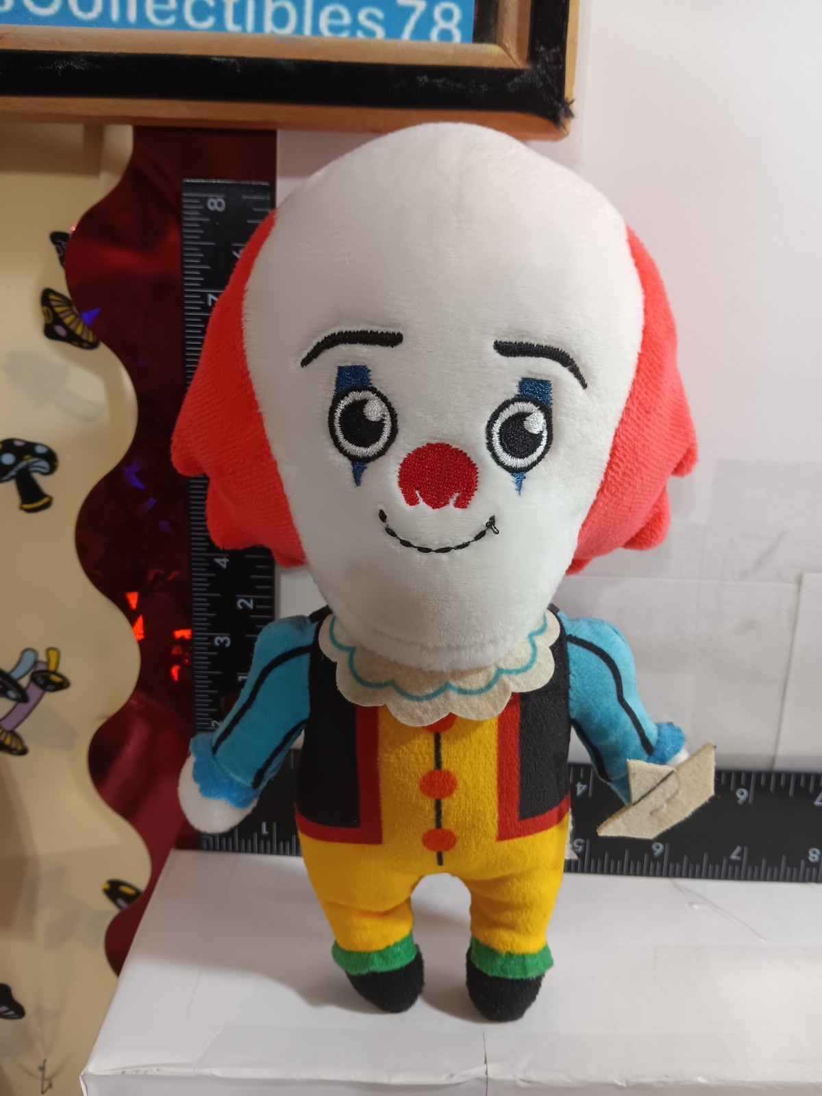 PENNYWISE THE CLOWN IT 2018 HORROR KIDROBOT PHUNNY 8" PLUSHIE STEPHEN KING