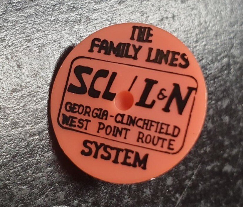 vintage The Family Lines SCL/L&N Railroad Golf Marker and tees - Ultra Rare vintage The Family Lines SCL/L&N Railroad Golf Marker and tees - Ultra Rare