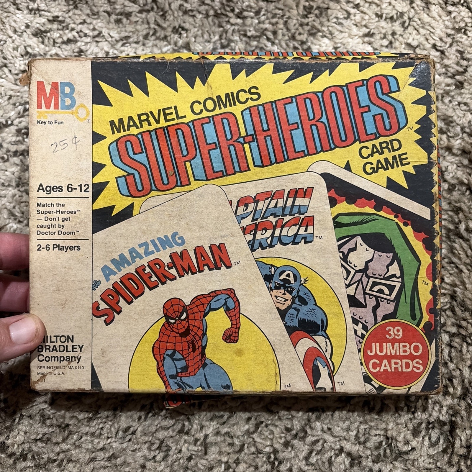 Vintage 1978 Marvel Super-Heroes Card Game Milton Bradley All 39 Cards Dr Doom Vintage 1978 Marvel Super-Heroes Card Game Milton Bradley All 39 Cards Dr Doom