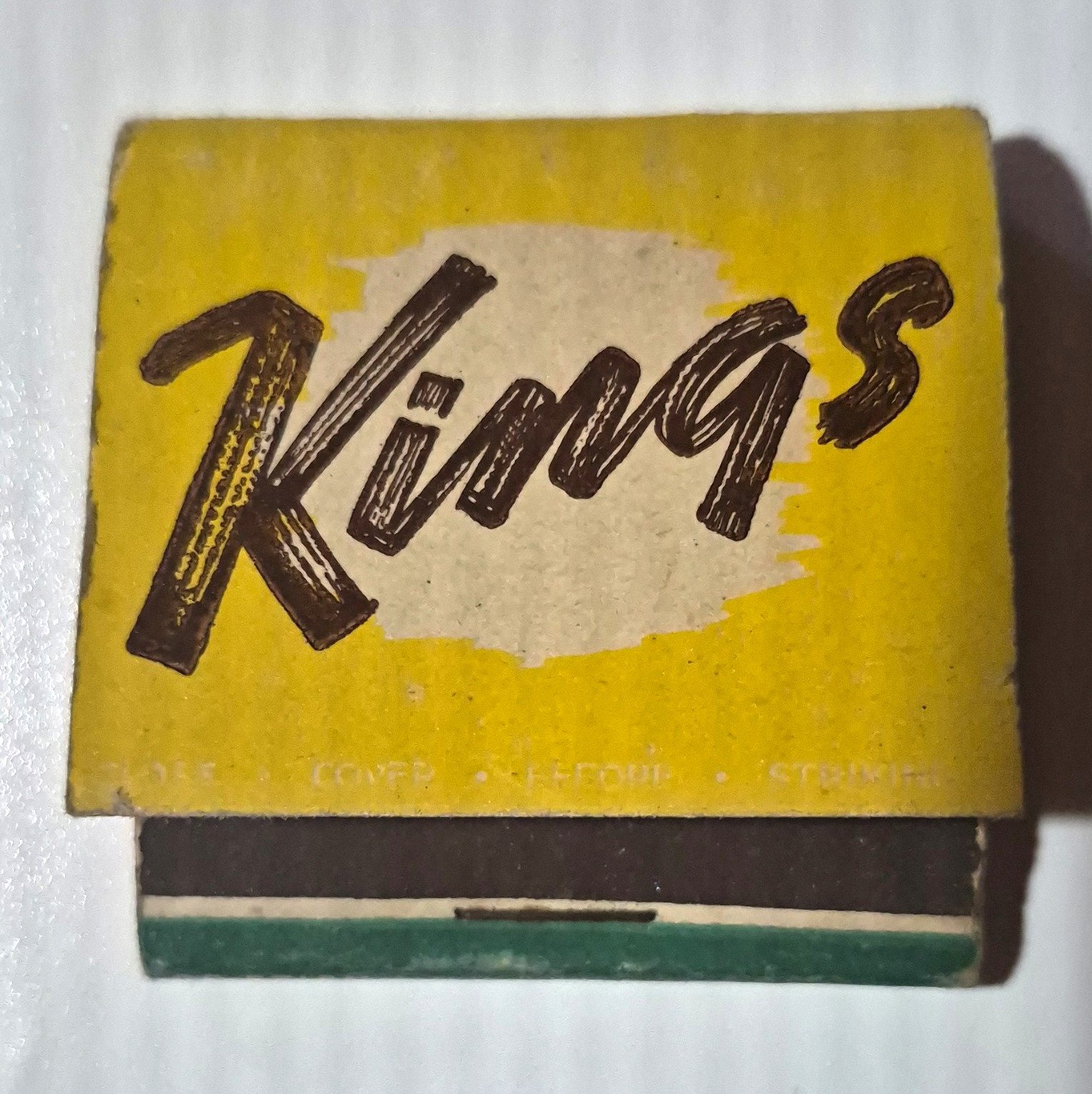 Vintage Kings Restaurant Hollywood Feature Matchbook 30-sticks FULL Unstruk Rare Vintage Kings Restaurant Hollywood Feature Matchbook 30-sticks FULL Unstruk Rare