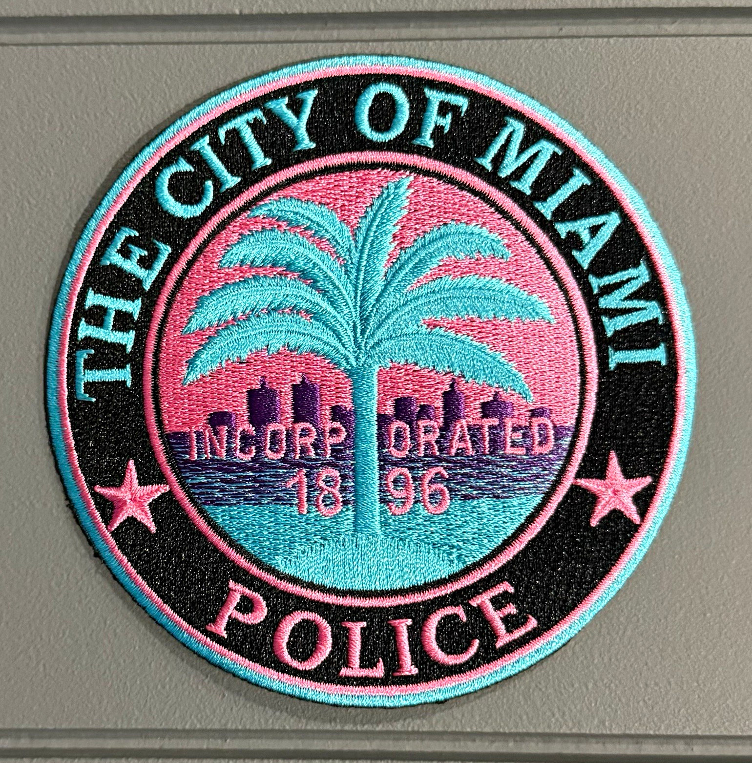 City of Miami Police Patch - Miami Vice Edition City of Miami Police Patch - Miami Vice Edition