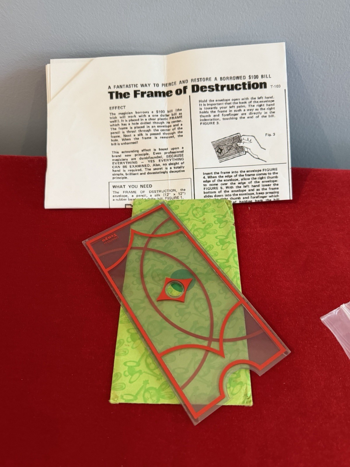 Tenyo T-103 The Frame of Destruction Vintage/Collectible Tenyo T-103 The Frame of Destruction Vintage/Collectible