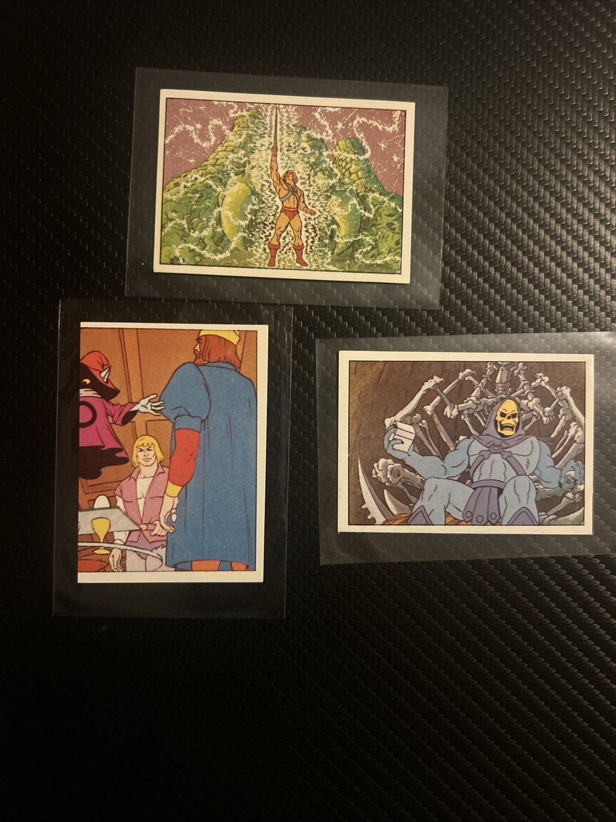 He-Man ROOKIE SKELETOR Masters of The Universe MOTU Italian Foreign PANINI 1983 He-Man ROOKIE SKELETOR Masters of The Universe MOTU Italian Foreign PANINI 1983