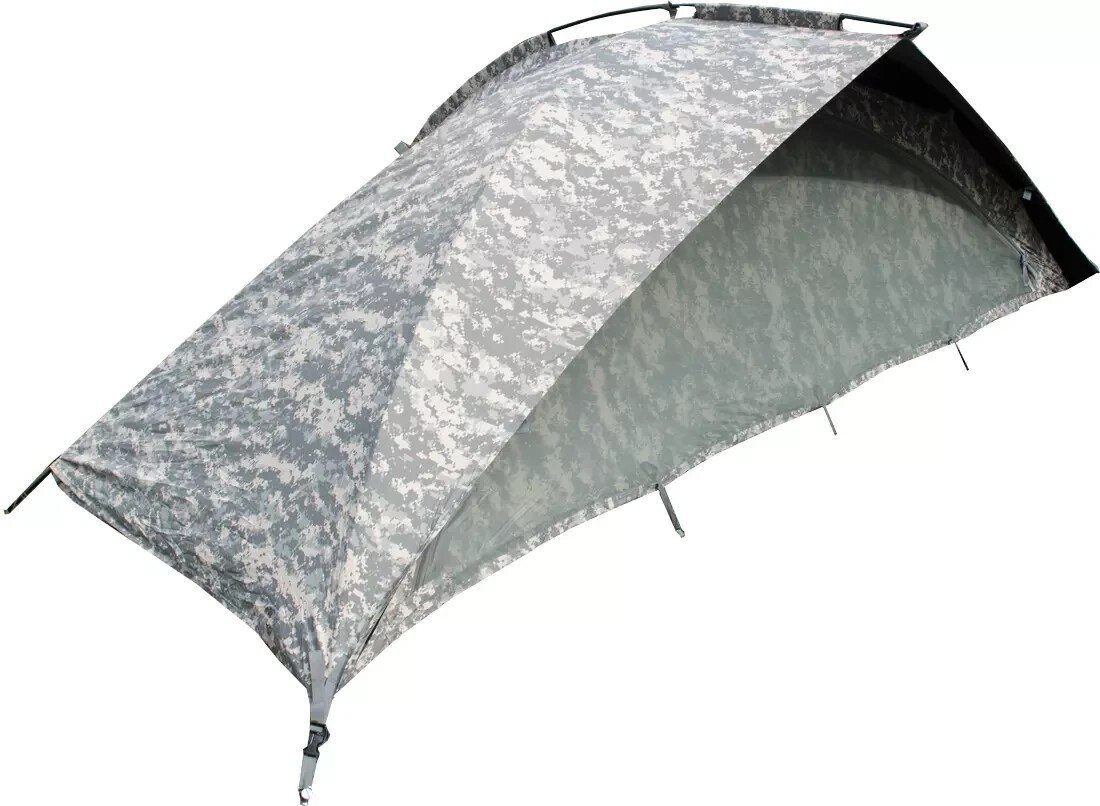 IMPROVED COMBAT SHELTER USGI US MILITARY SURPLUS ORC ACU ICS ONE MAN TENT IMPROVED COMBAT SHELTER USGI US MILITARY SURPLUS ORC ACU ICS ONE MAN TENT