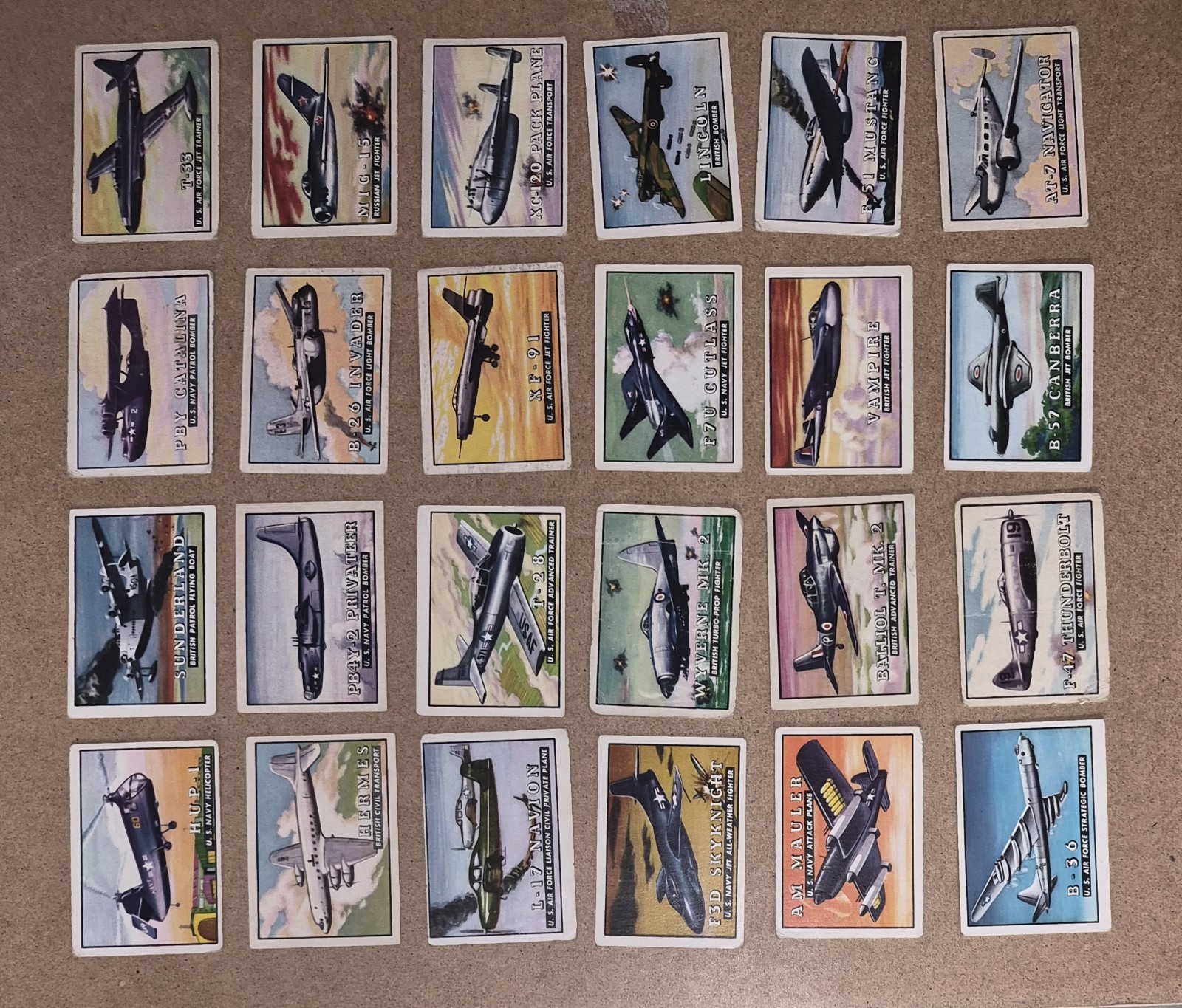 ✈️ 1952 Topps Wings Friend Or Foe Vintage Comple Set 200 Cards Military Aircraft ✈️ 1952 Topps Wings Friend Or Foe Vintage Comple Set 200 Cards Military Aircraft