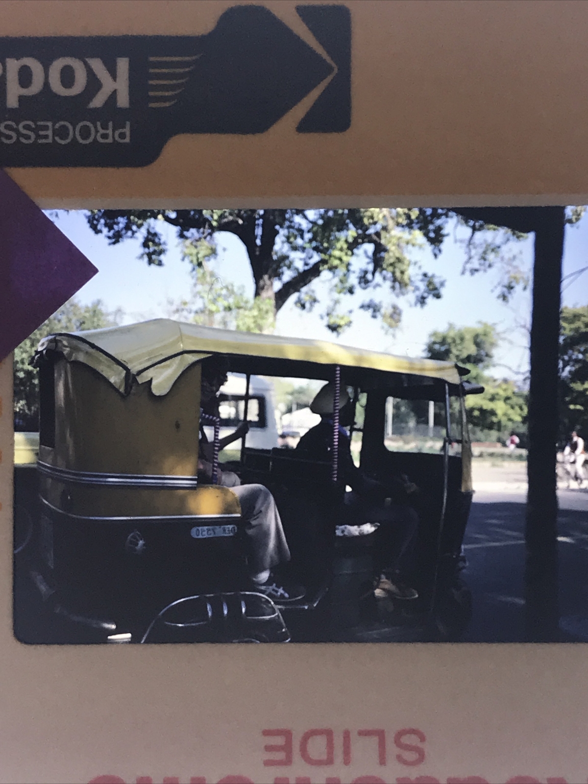 Vintage Travel 35mm Slide Photo Street Scene Tuk Tuk India Delhi 1986 Kodak Vintage Travel 35mm Slide Photo Street Scene Tuk Tuk India Delhi 1986 Kodak