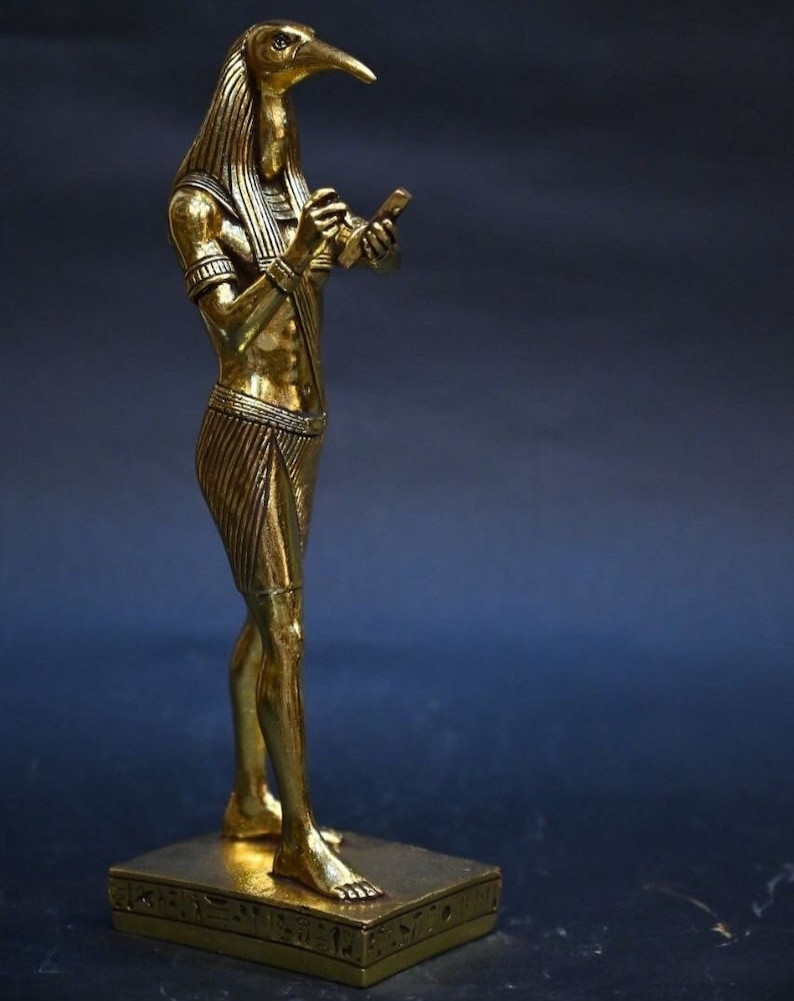 Authentic Ancient Egyptian Antique Rare God Thoth Statue Figurine BC Authentic Ancient Egyptian Antique Rare God Thoth Statue Figurine BC