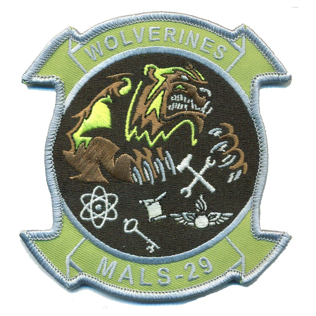 MALS-29 Wolverines Patch MALS-29 Wolverines Patch