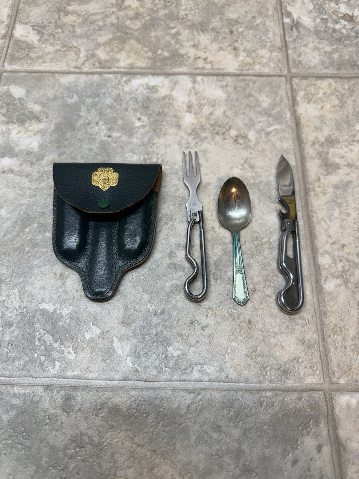 Vintage Girl Scout Chow Kit Patent Date 9-21-26 Rare Set Vintage Girl Scout Chow Kit Patent Date 9-21-26 Rare Set