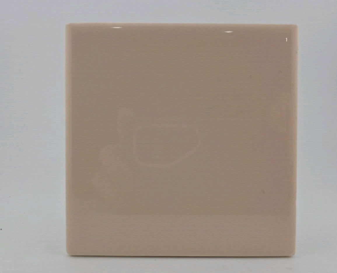 American Olean Ceramic Tile Vtg Flat Peach 4.25" X 4.25" NOS American Olean Ceramic Tile Vtg Flat Peach 4.25" X 4.25" NOS