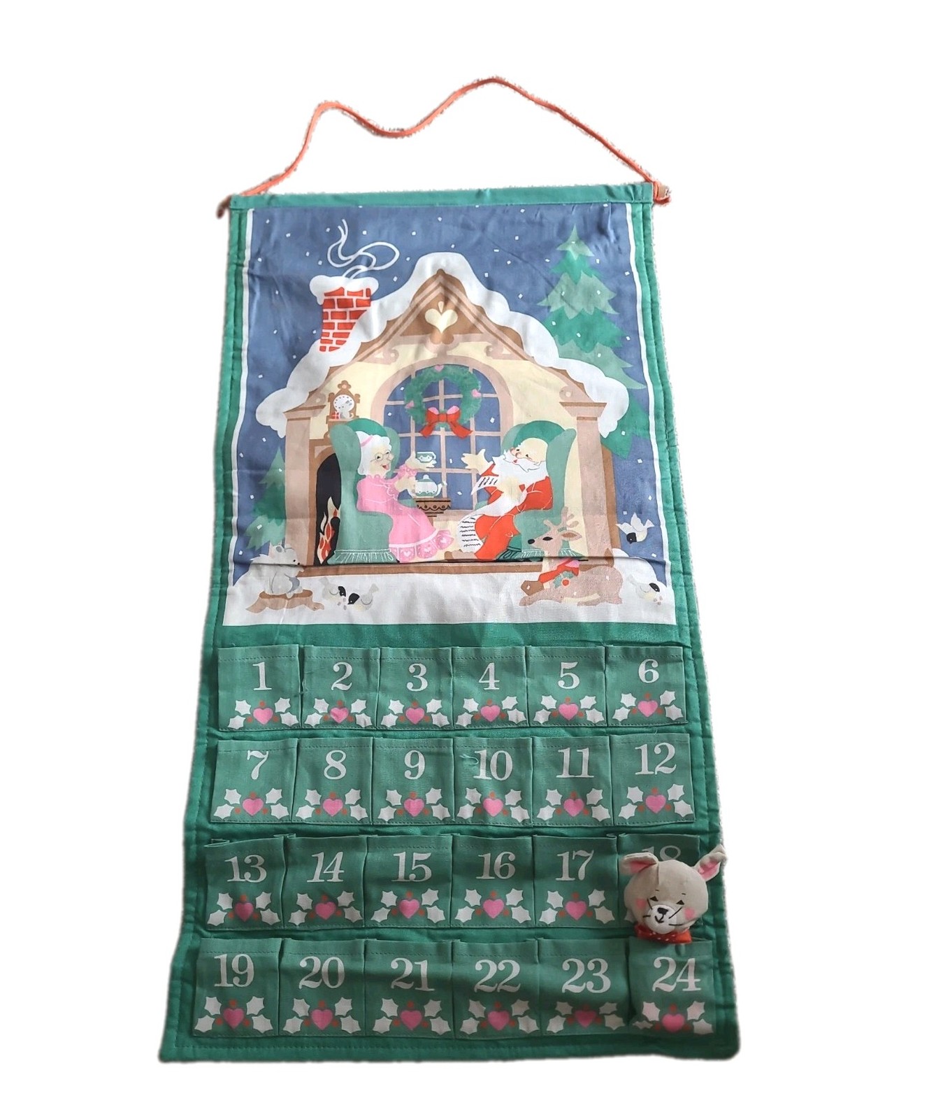 Vintage 1980s Avon Advent Calendar with Mouse Countdown to Christmas Santa 1987 Vintage 1980s Avon Advent Calendar with Mouse Countdown to Christmas Santa 1987
