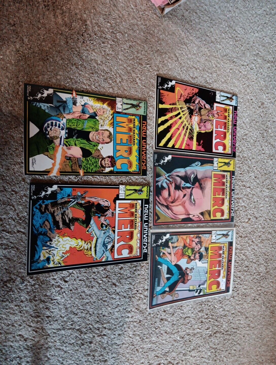 Mark Hazzard: Merc Lot of 5 #1 #3 #4 #5 #7 (1986) Comic Books Comics