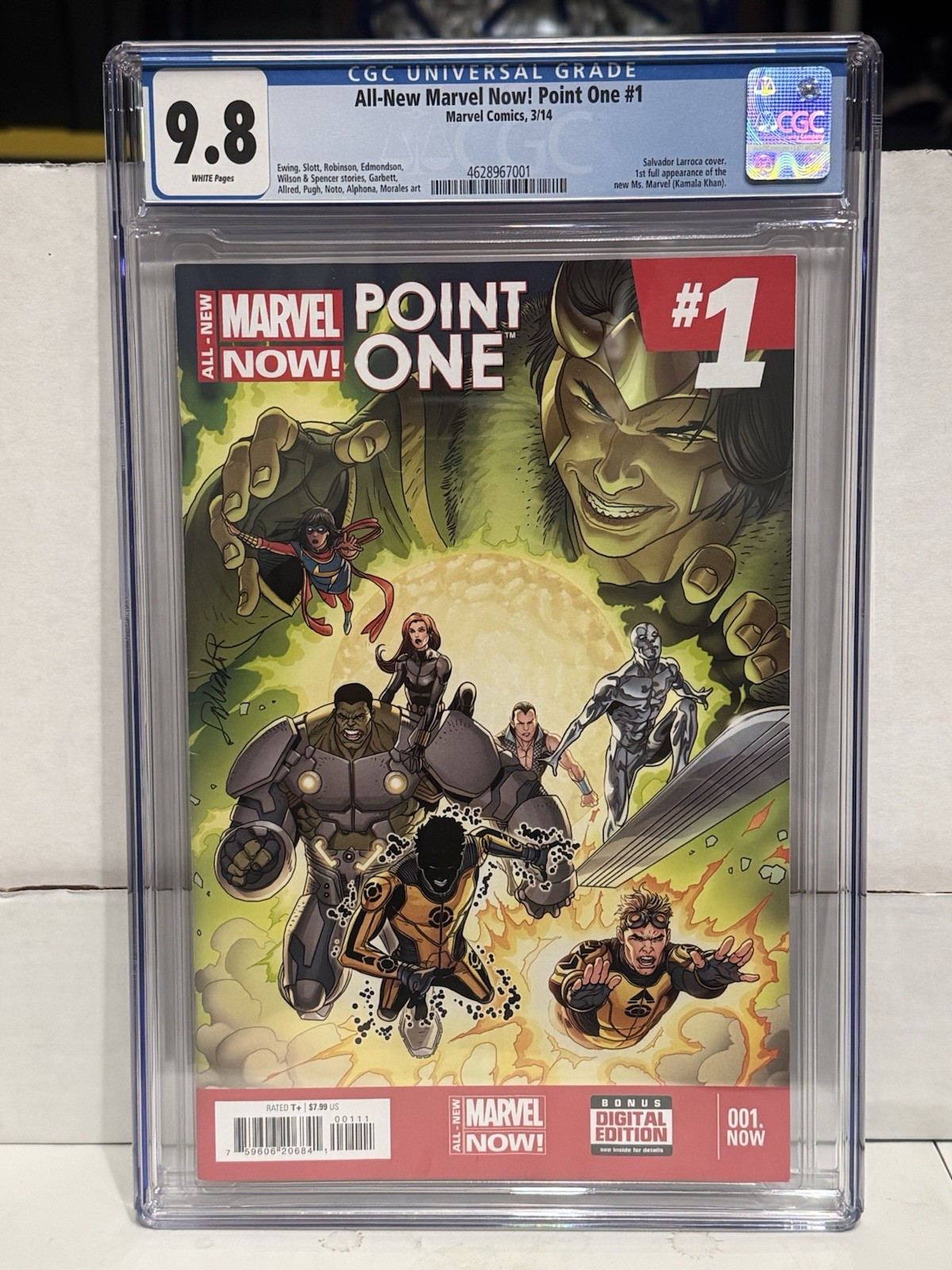 All-New Marvel NOW Point One #1 CGC 9.8 1st Kamala Khan Ms Marvel 2014