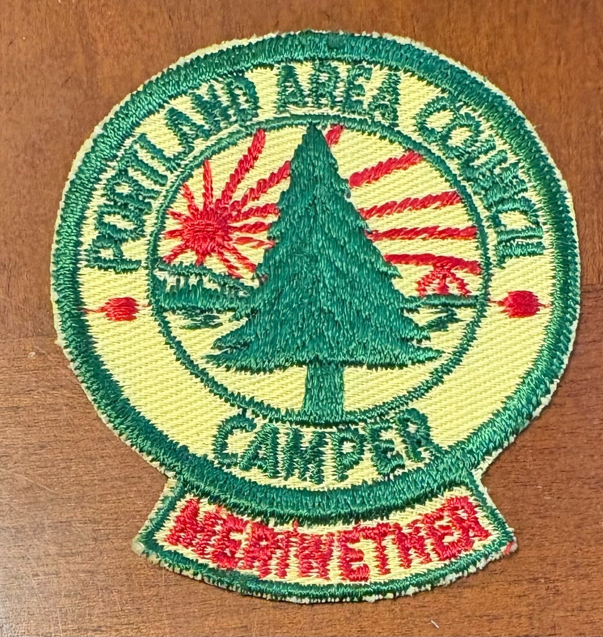 Vintage Portland Area Council Camper Patch - Meriwether - New Vintage Portland Area Council Camper Patch - Meriwether - New