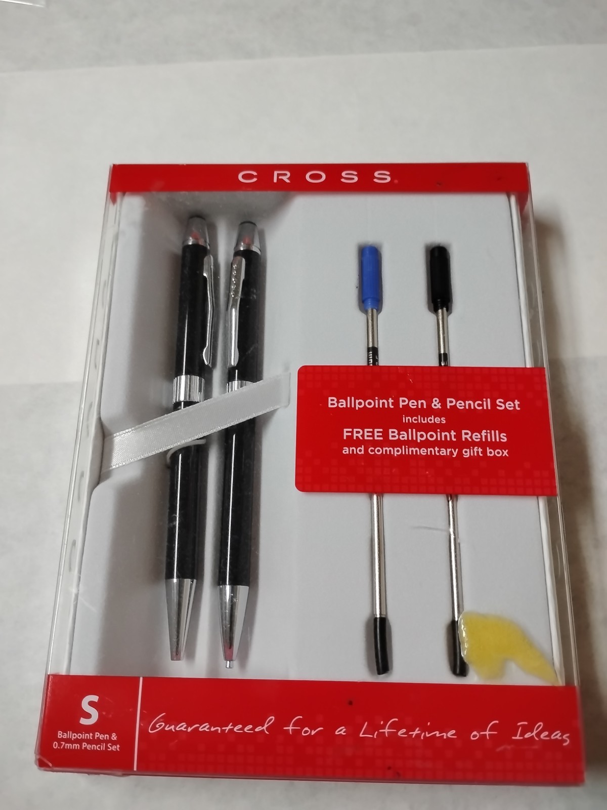 Cross Gilford 2013 Black Lacquer Ballpoint Pen & 7mm Pencil Cross Gilford 2013 Black Lacquer Ballpoint Pen & 7mm Pencil