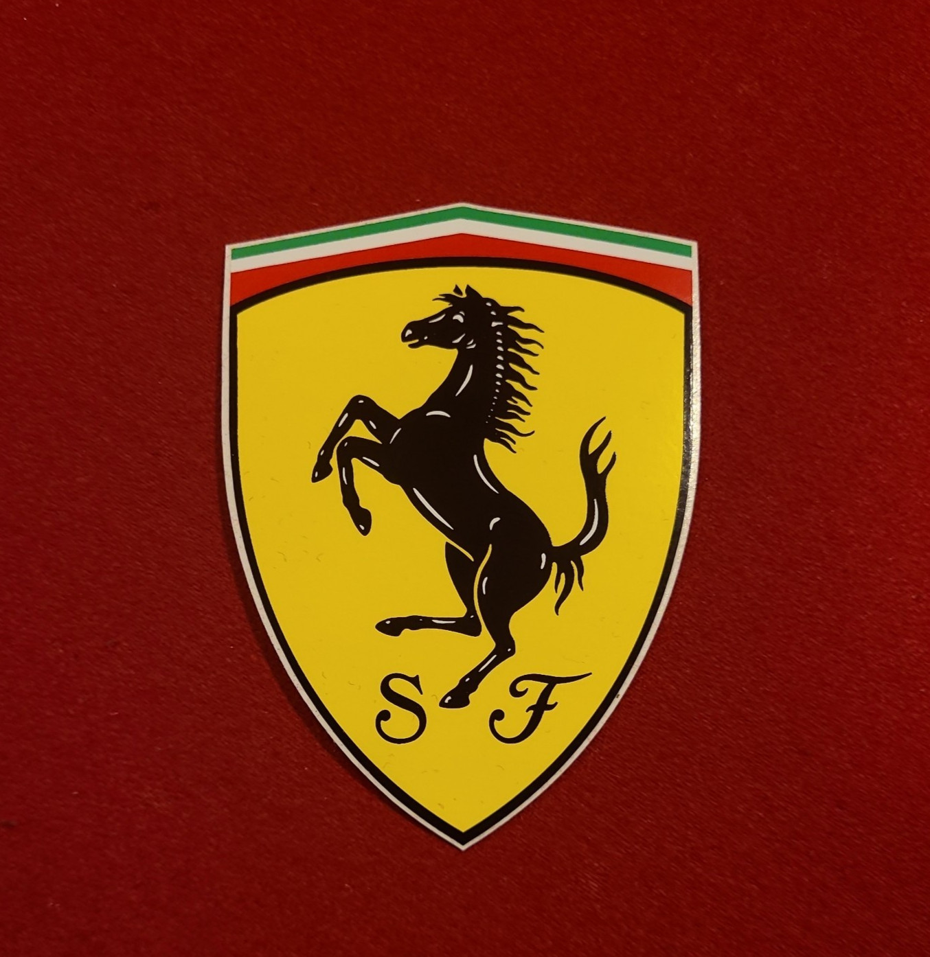 FERRARI GENUINE OEM SHIELD 4" VINYL STICKER DECAL Part # 95992902 FERRARI GENUINE OEM SHIELD 4" VINYL STICKER DECAL Part # 95992902