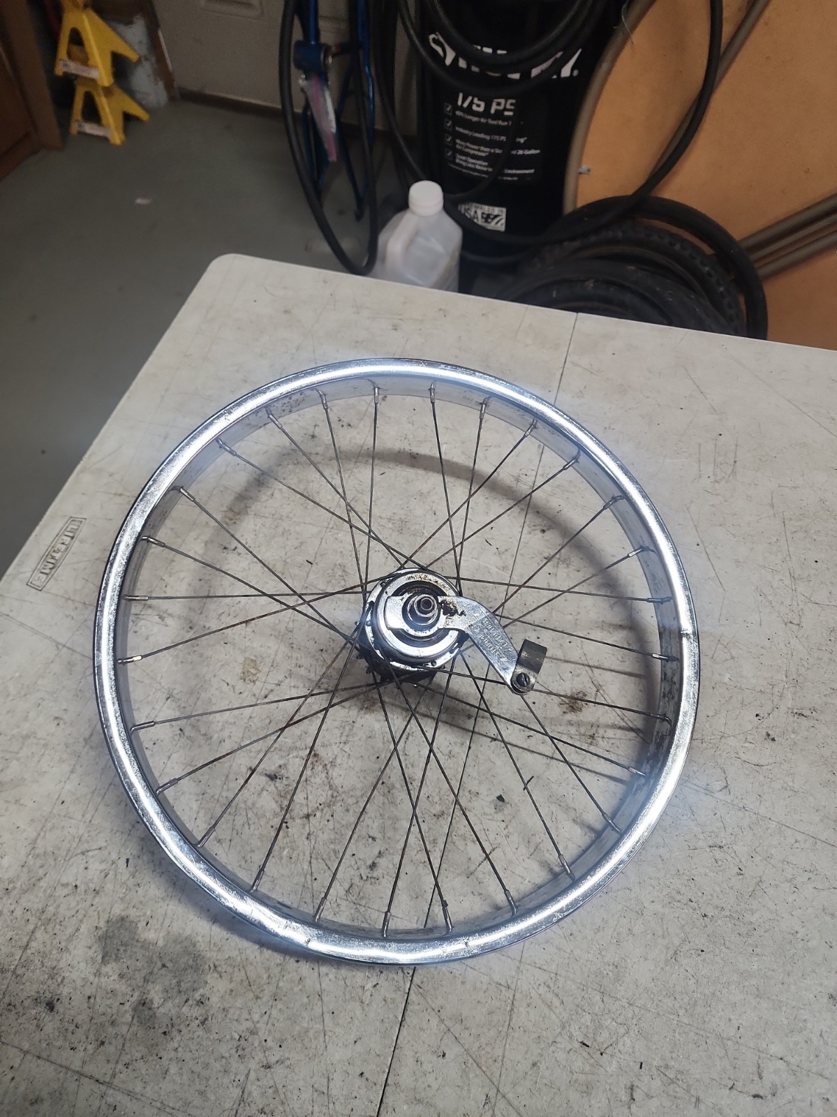 1977 SCHWINN STINGRAY ETC KRATE 3 SPEED COASTER S-2 CHROME REAR RIM STAMPED L$$K 1977 SCHWINN STINGRAY ETC KRATE 3 SPEED COASTER S-2 CHROME REAR RIM STAMPED L$$K