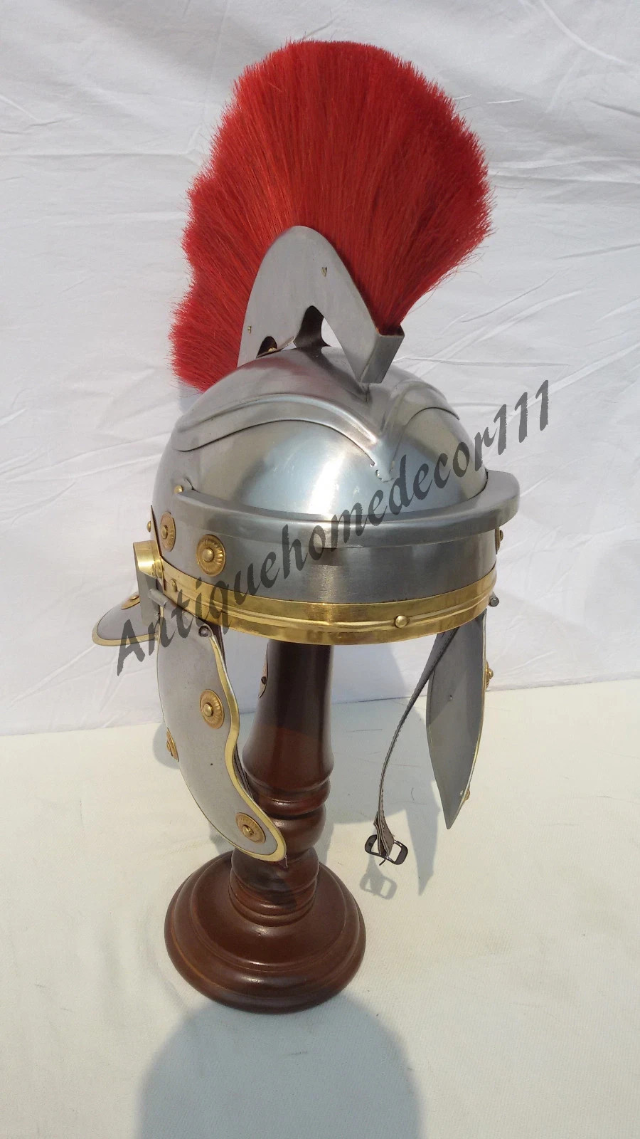 Halloween Roman General Helmet Wearable LARP SCA Medieval Costume Collectiblee Halloween Roman General Helmet Wearable LARP SCA Medieval Costume Collectiblee