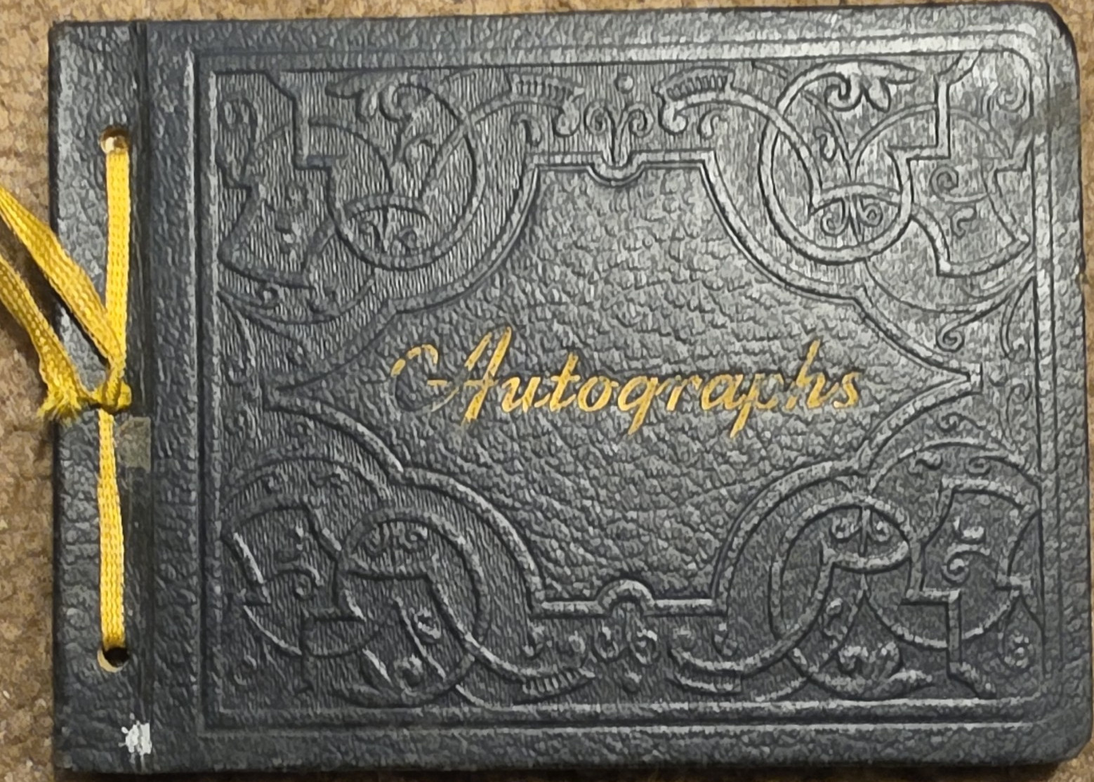 Vintage R.C.H.S. Autograph Booklet w/ Handwritten Entries, Dated 1945 Vintage R.C.H.S. Autograph Booklet w/ Handwritten Entries, Dated 1945