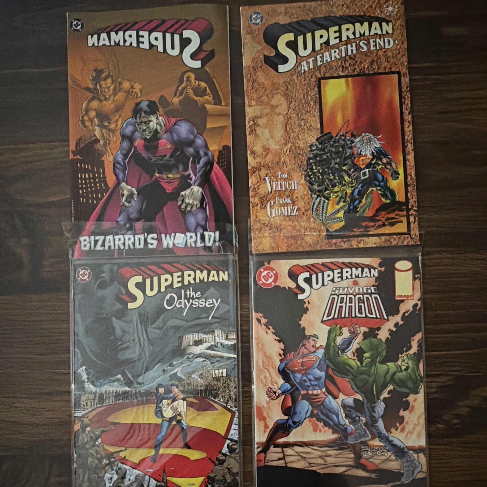 DC Comics Superman Combo Different Titles Lot Of 4 DC Comics Superman Combo Different Titles Lot Of 4