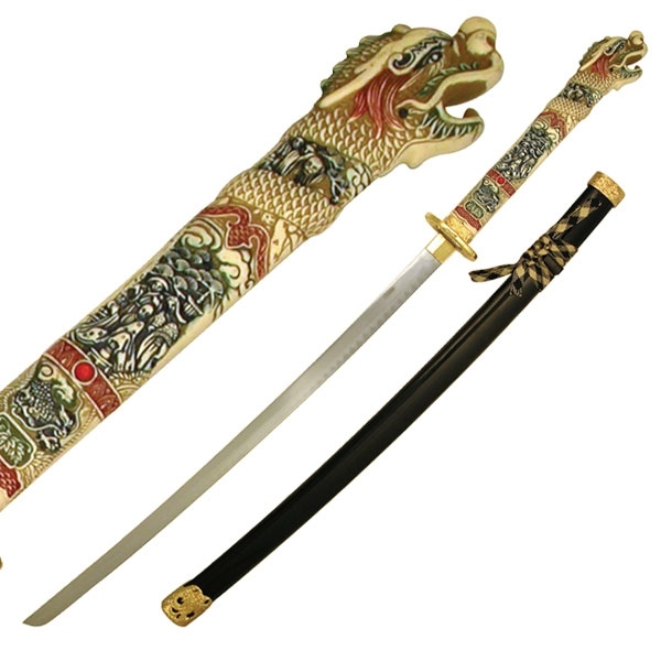 Highlander Sword Ramirez Katana Connor MacLeod Duncan Dragons Head Steel Blade Highlander Sword Ramirez Katana Connor MacLeod Duncan Dragons Head Steel Blade