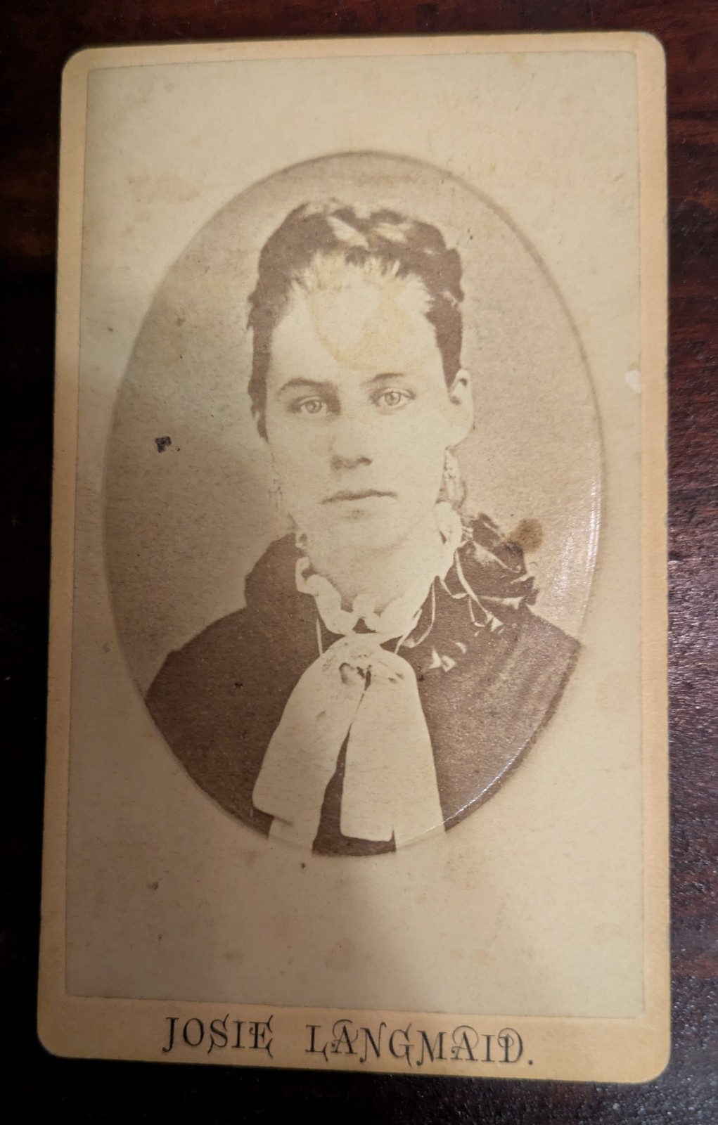 Cdv Rare Murder Victim New Hampshire Josie Langmaid Cdv Rare Murder Victim New Hampshire Josie Langmaid