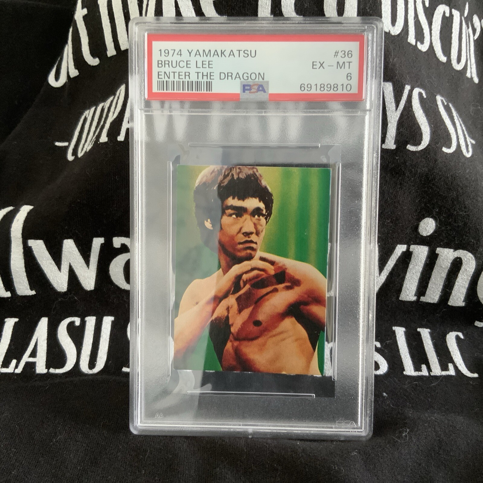 1974 YAMAKATSU ENTER THE DRAGON #36 BRUCE LEE PSA 6 1974 YAMAKATSU ENTER THE DRAGON #36 BRUCE LEE PSA 6