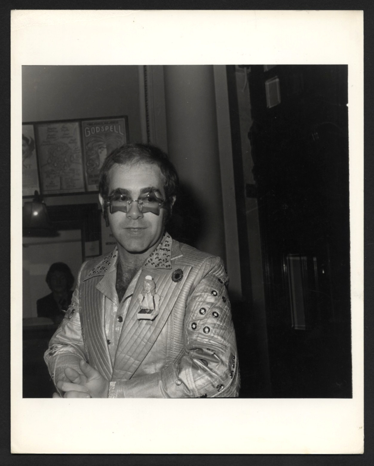 ELTON JOHN 1970's Original News Photo 8 x 10 Type 1 - Bennie and the Jets ELTON JOHN 1970's Original News Photo 8 x 10 Type 1 - Bennie and the Jets