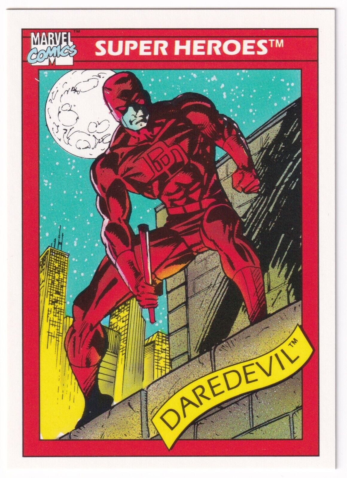 1990 Impel Marvel Universe #4 Daredevil