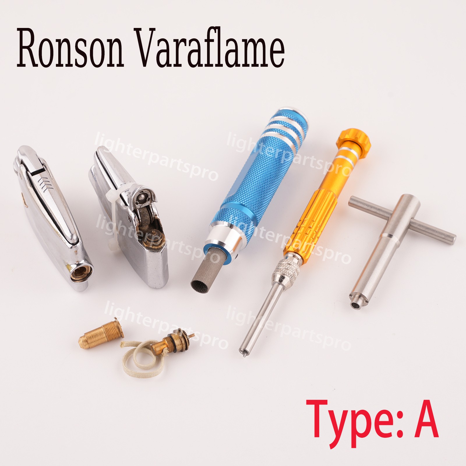 Valve Disassembly Tool for Ronson Type A Lighter- Fill + Outlet Valve Repair Kit Valve Disassembly Tool for Ronson Type A Lighter- Fill + Outlet Valve Repair Kit