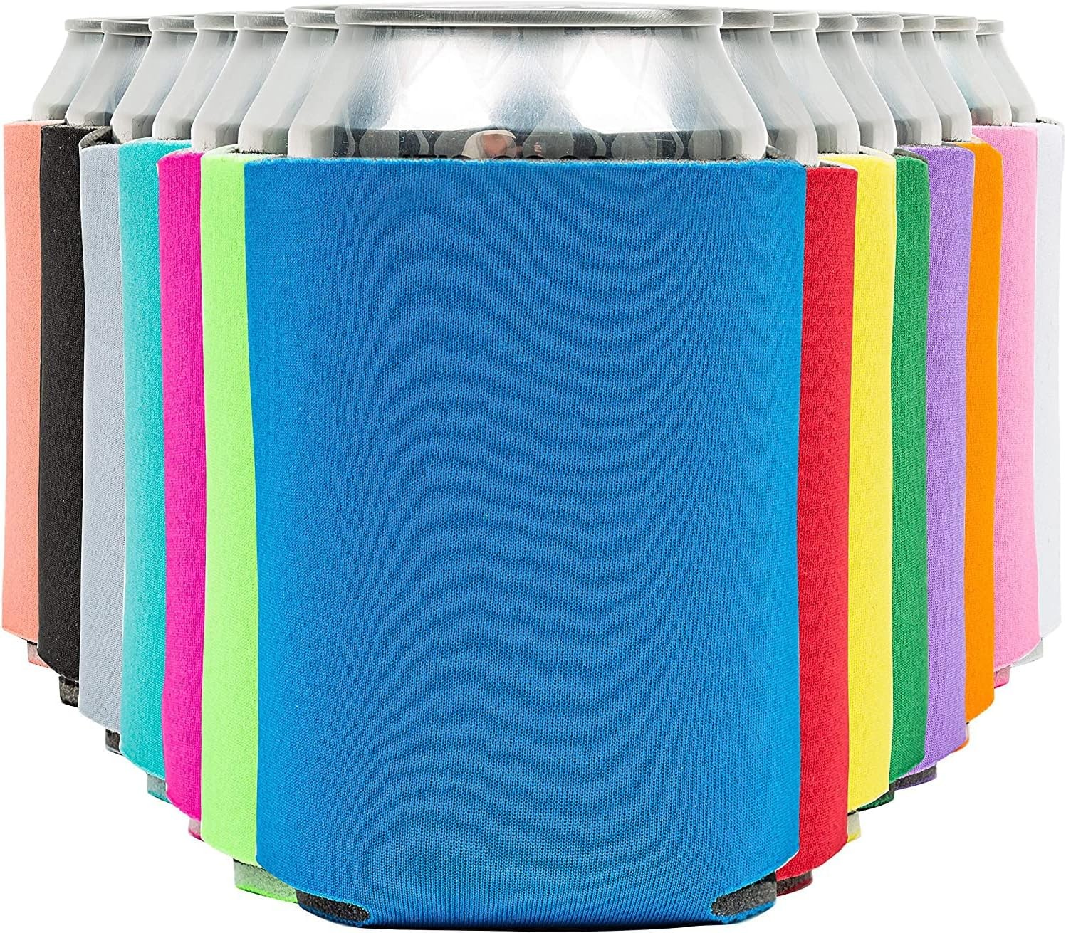 Blank Beer Can Coolers Sleeves (14-Pack) Soft Insulated Beer Can Cooler Sleeves Blank Beer Can Coolers Sleeves (14-Pack) Soft Insulated Beer Can Cooler Sleeves