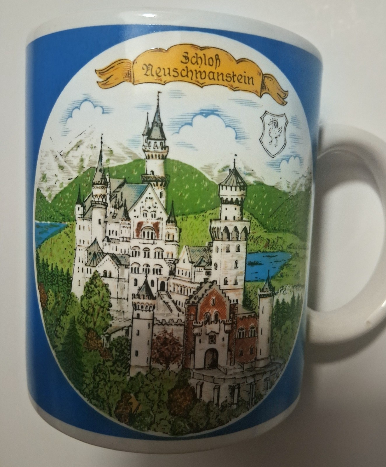 Vintage Hoffmann Neuschwanstein Germany Souvenir Medium Coffee Mug, Cup Vintage Hoffmann Neuschwanstein Germany Souvenir Medium Coffee Mug, Cup