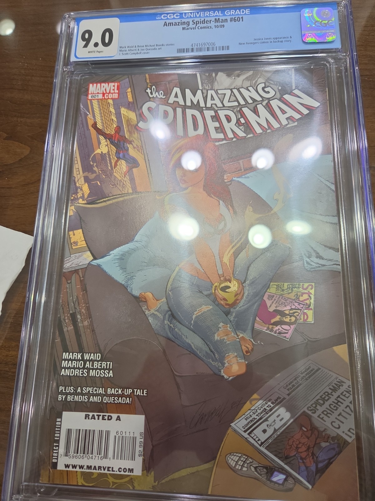 Amazing Spiderman 601 Cgc 9.0 White Pages Amazing Spiderman 601 Cgc 9.0 White Pages