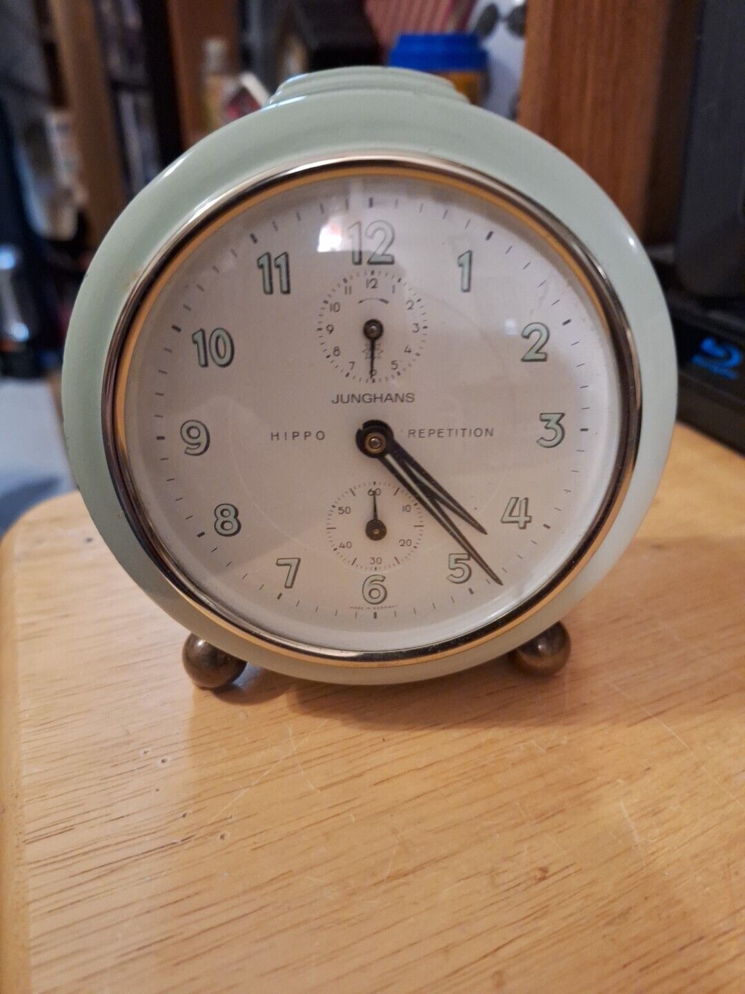 Junghans Hippo Repetition Alarm Clock Running Condition